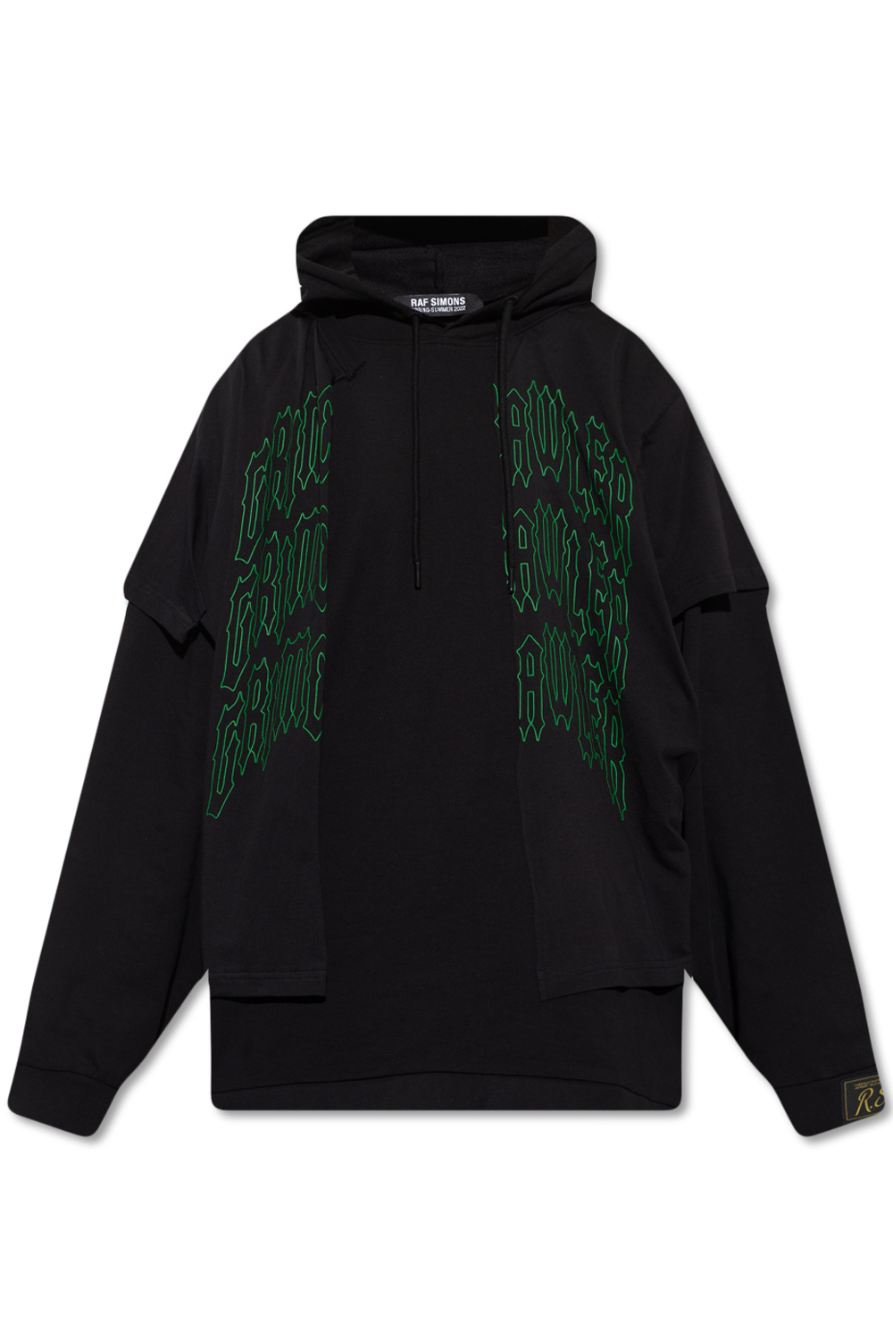 Black Patched hoodie Raf Simons - Vitkac Canada